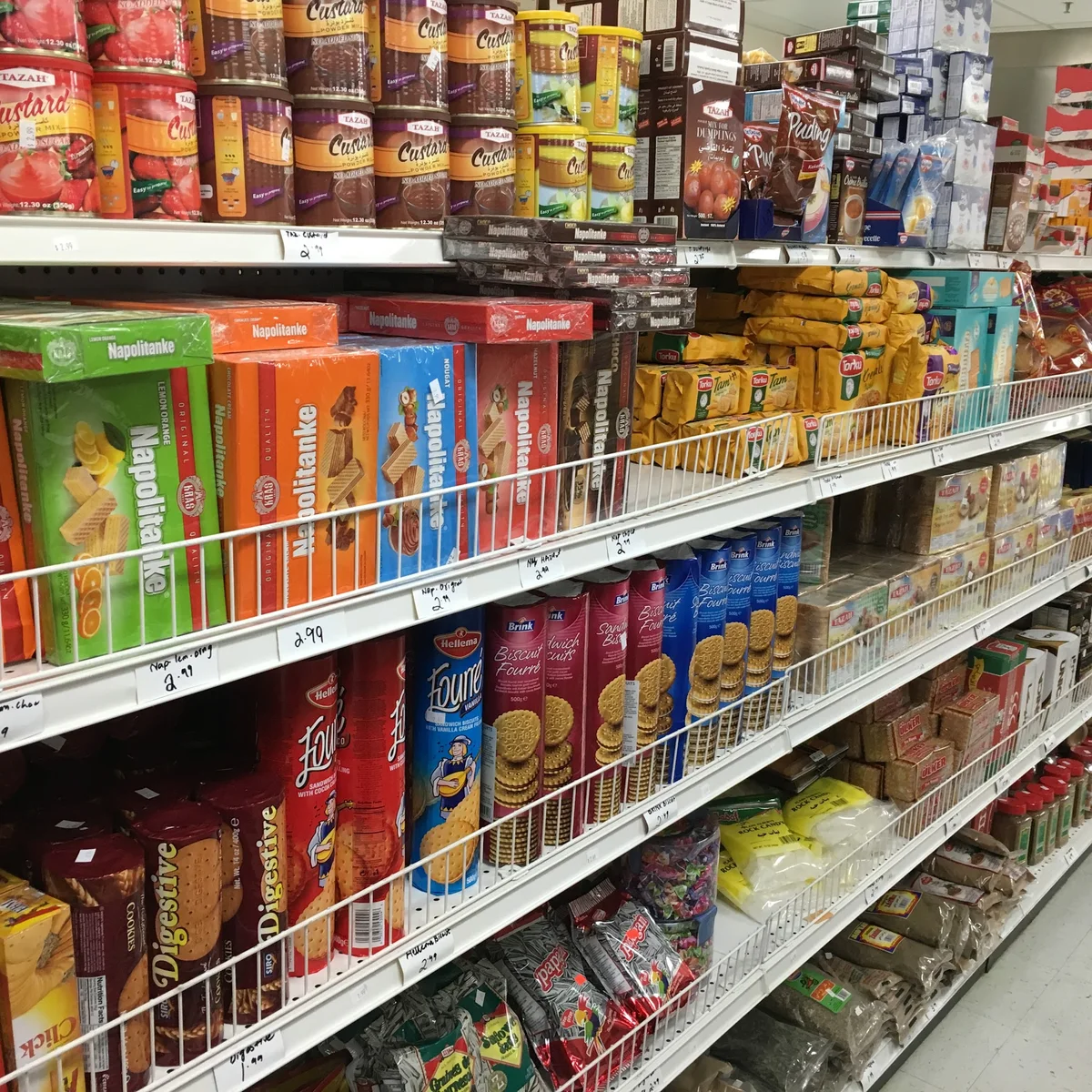 Biscuits & wafers at Sidra Market
